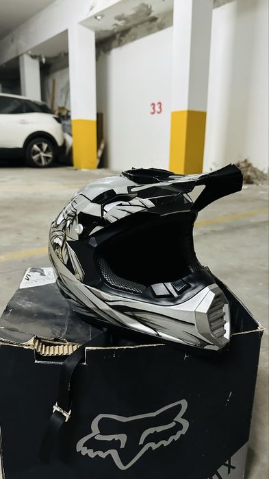 Capacete para moto de enduro