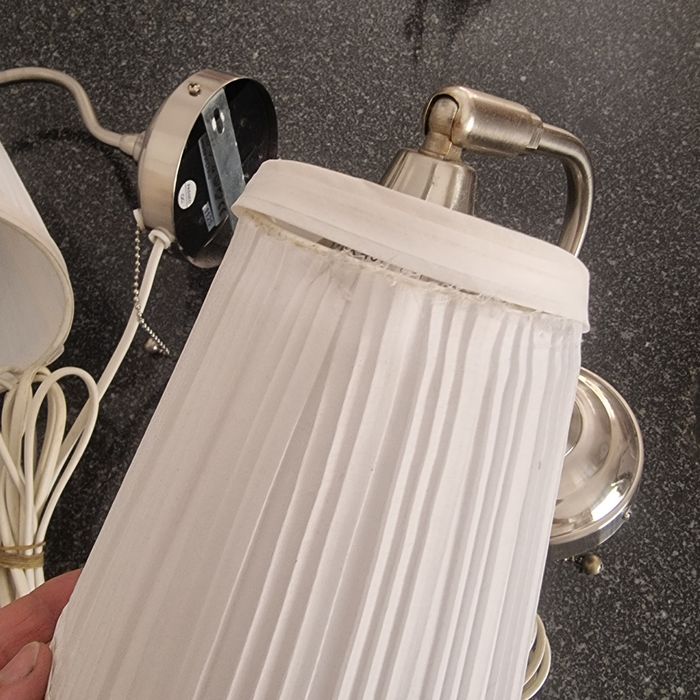 Conjunto de 2 candeeiros de parede