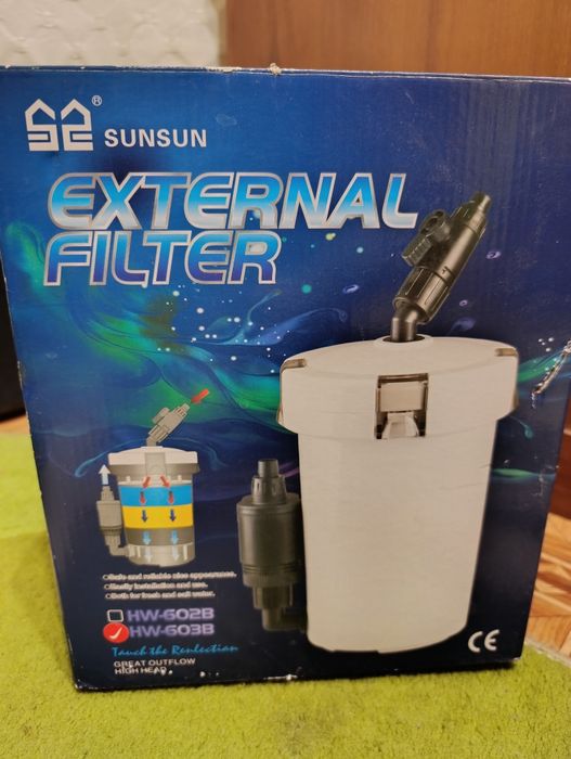 Зовнішній фільтр для акваріума, від 40-80 л