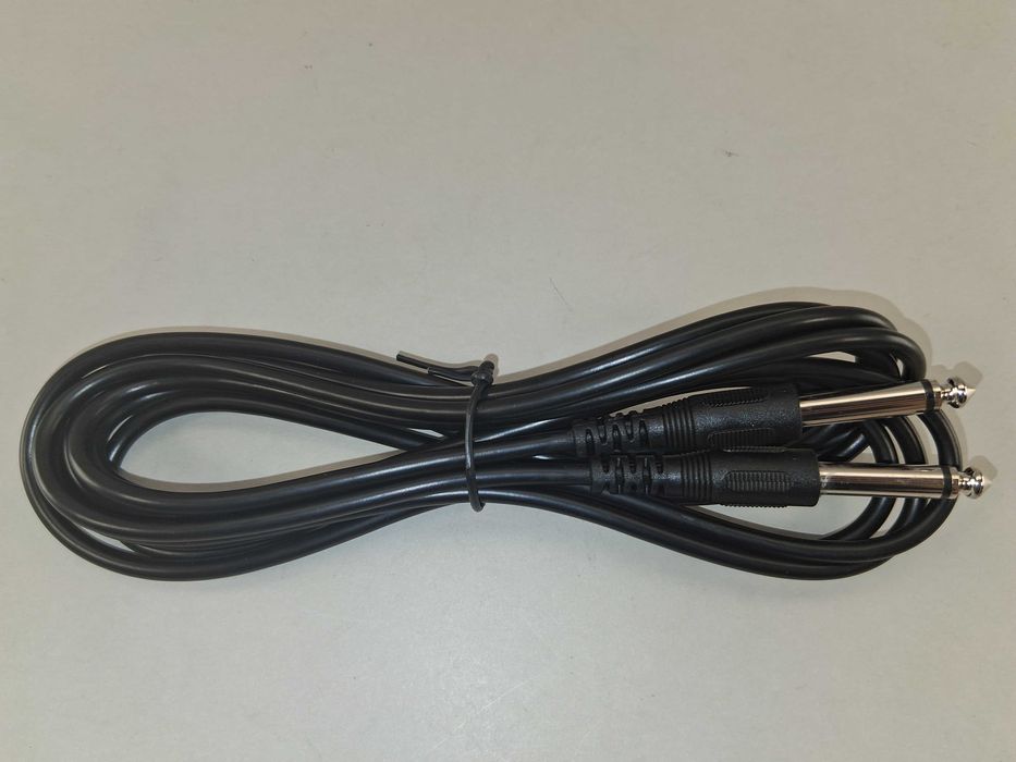 N049 Kabel Jack 6,3 mm Mono 3m Przewód Audio Instrument Studio Gitara