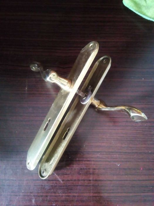 Puxadores de porta interior douradas, como NOVAS!