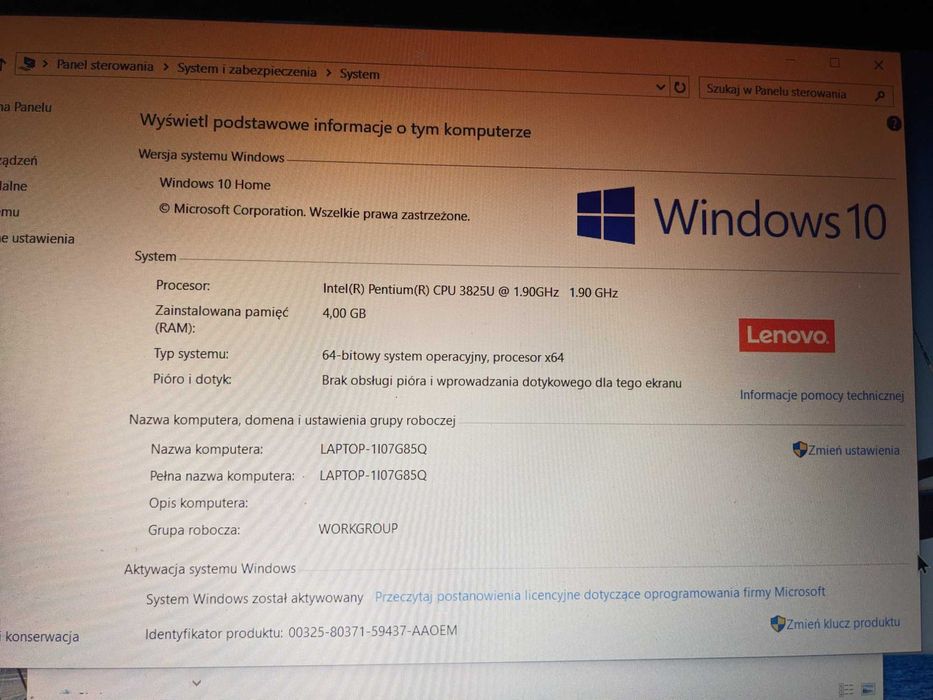 Laptop Lenovo G70-80