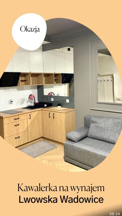 Wynajnę kawalerkę w Wadowicach