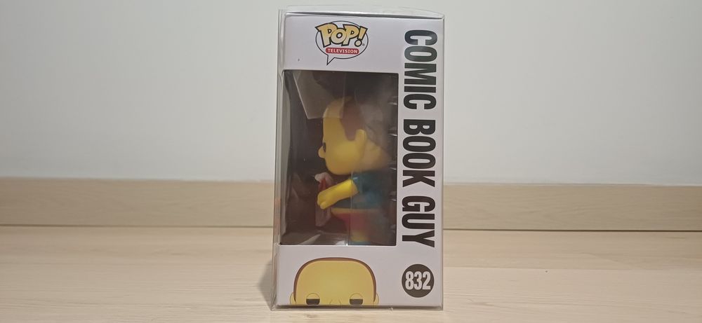 Funko pop do personagem comic book guy da série the simpsons