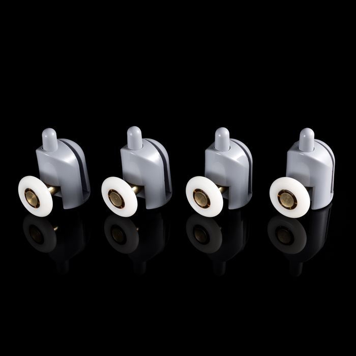 Ролики дверей душової кабіни Набір 8 шт діаметр коліс 23мм і 25мм