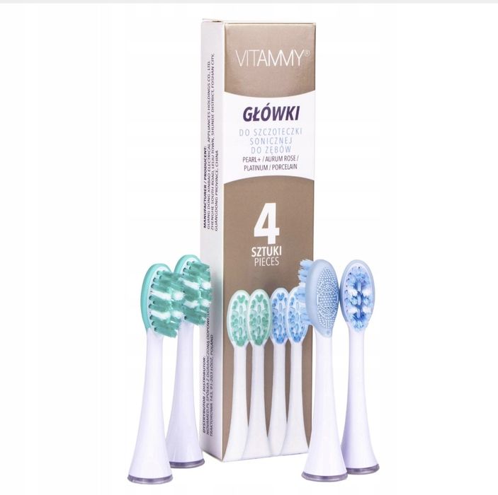 Końcówki do szczoteczki VITAMMY PEARL+ PLATINUM