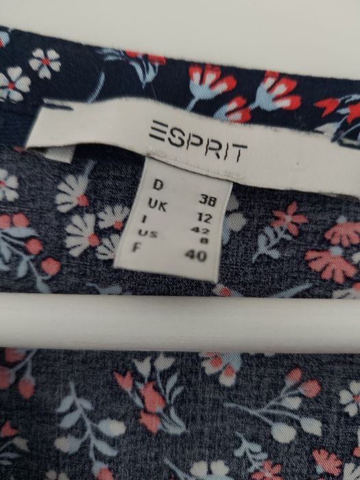 Koszula damska Esprit 38/M kwiatowy wzór, stan bardzo dobry