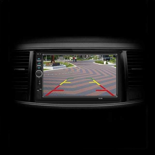 Radio 2 Din 7Polg Maos Livres Bluethood Gps Mirrorlink _NOVOS