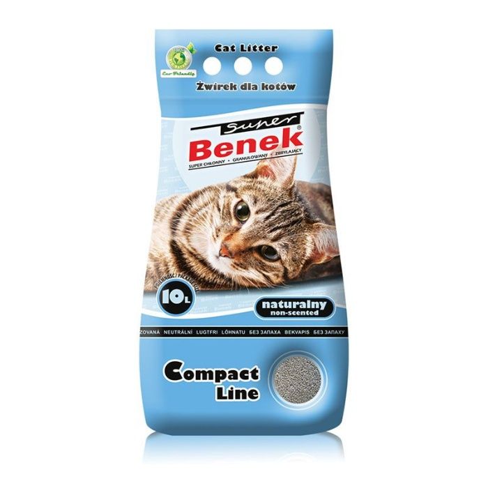 Żwirek dla kota Benek Super Compact Line 10 l OKAZJA!!!