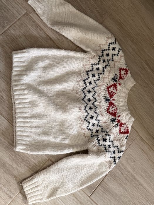 Piekny stylowy sweter świąteczny zimowy 122