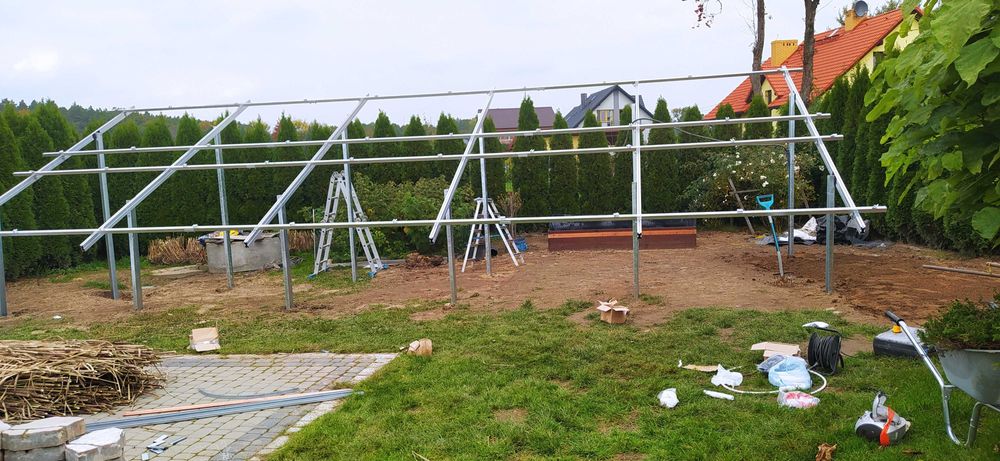 fotowoltaika 9,2kW na gruncie