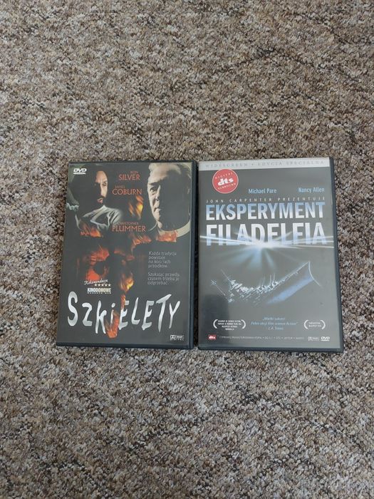Dwa filmy na płytach dvd