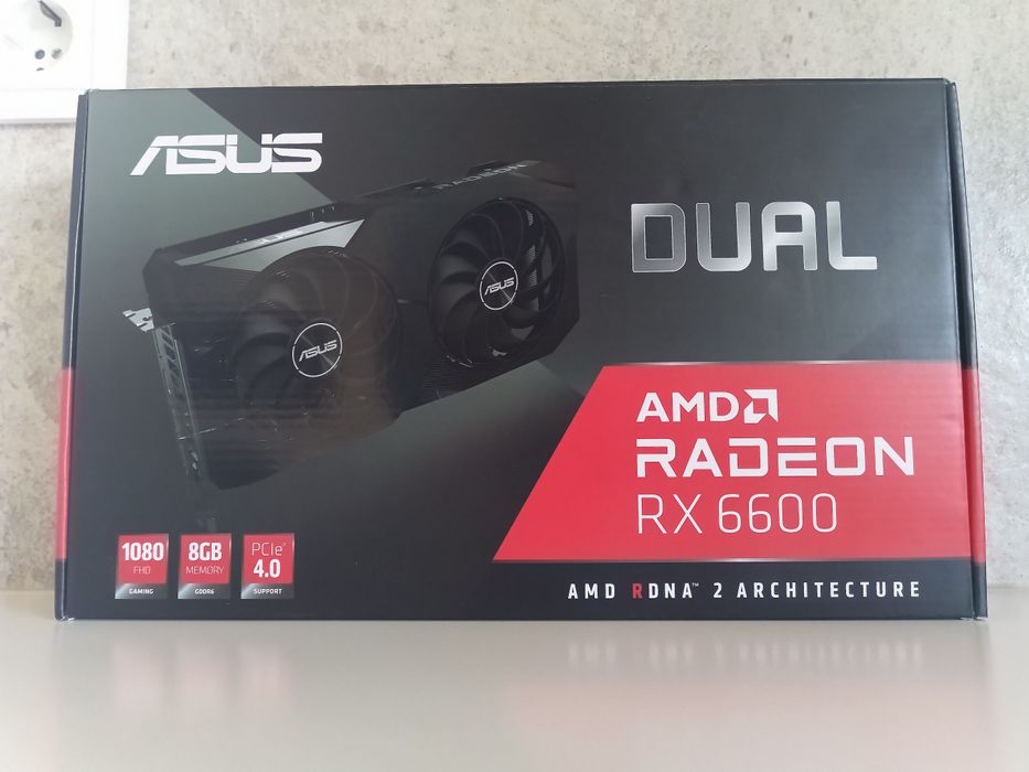 RX 6600 8gb ASUS dual