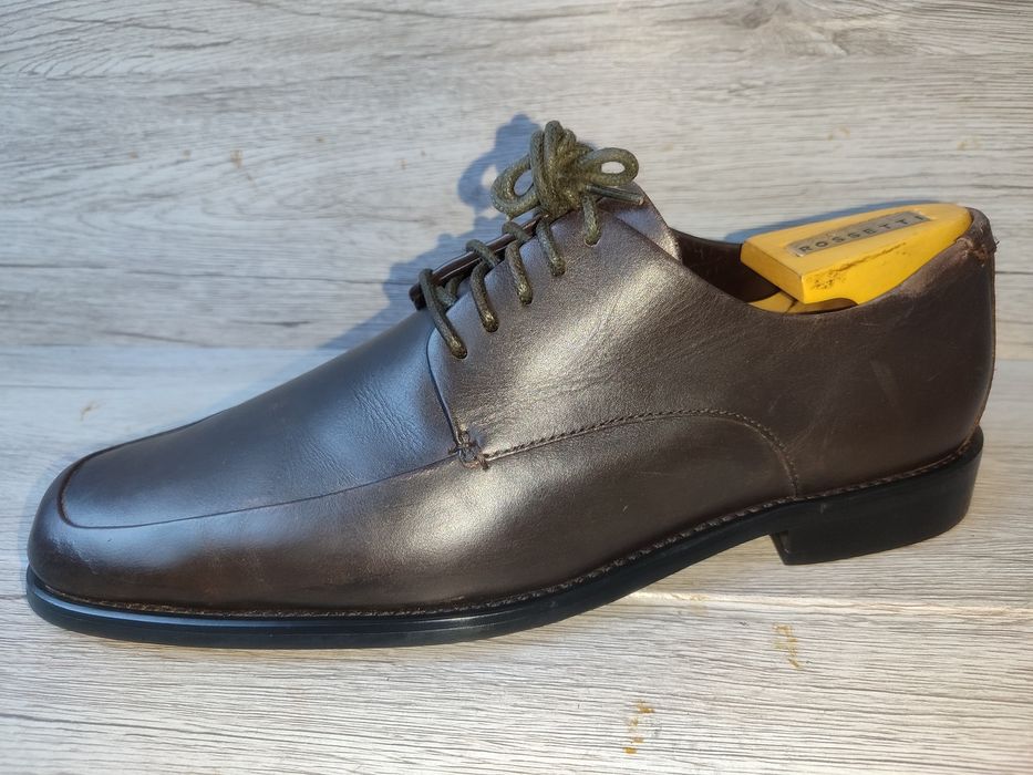 Calvin Klein 44р туфли мужские ботинки кожаные Италия