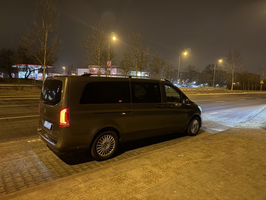 Wypożyczalnia wynajem mercedes V Klas Vito extra long 8 os. WOLNE TERM