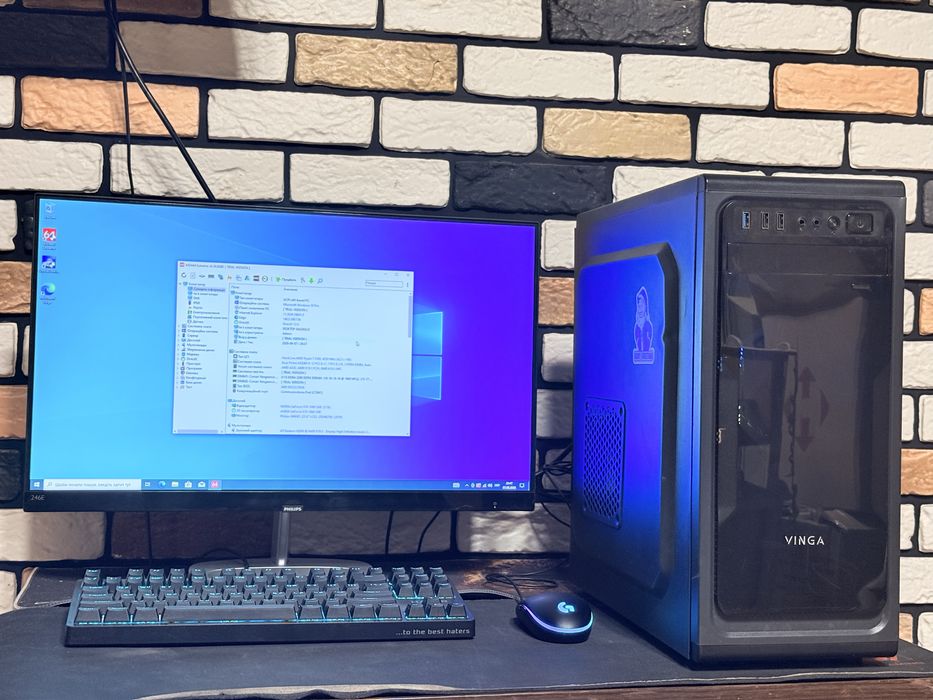 Компютер ryzen 5 5500 / GTX 1060 / 16 gb 3200 mhz ddr4
