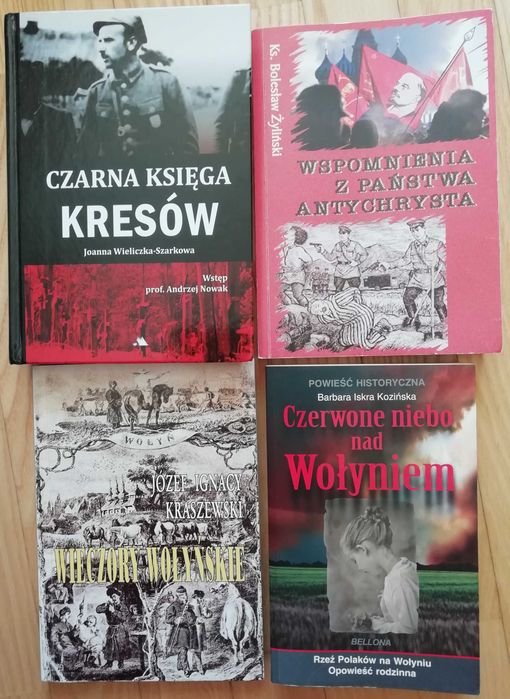 8x zestaw KRESY, WOŁYŃ, mord wołyński, zesłania