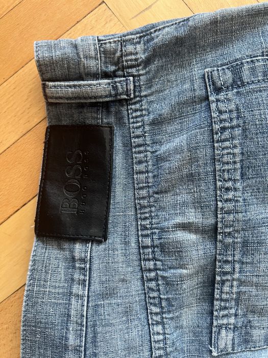 Летние мужские джинсы Hugo Boss, оригинал, размер 38