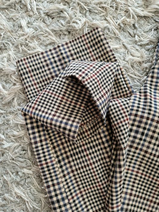 Spodnie w kratę kratkę pepitkę eleganckie tailoring Medicine