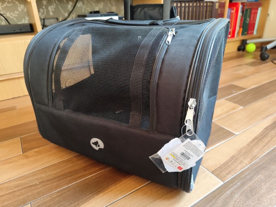 Transporter na kółkach dla kotów lub małych psów Croci