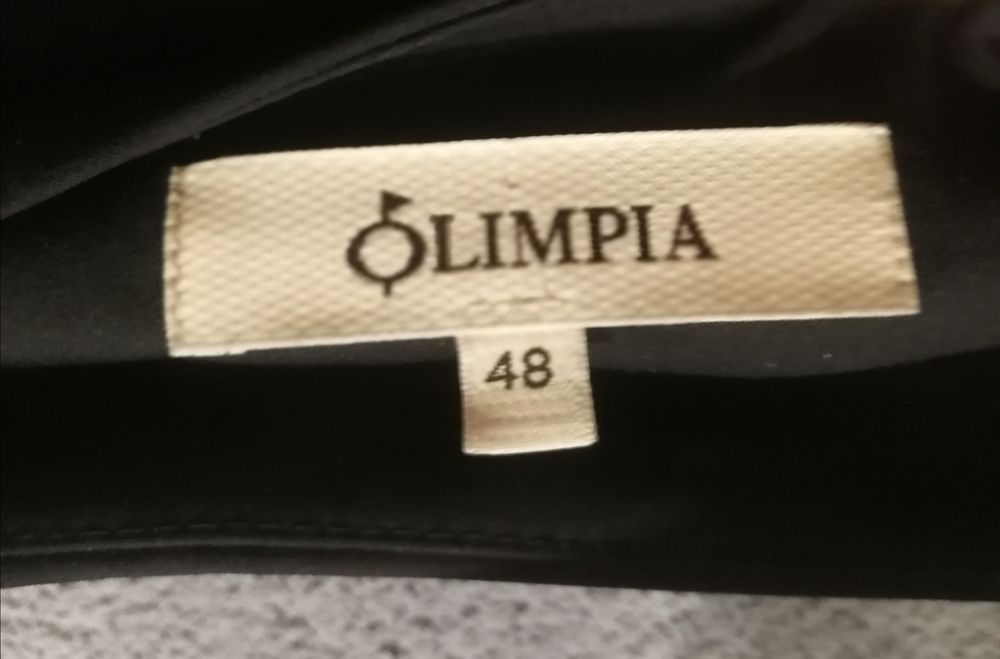 Garsonka, żakiet + spódnica, czarna Olimpia, rozm. 48