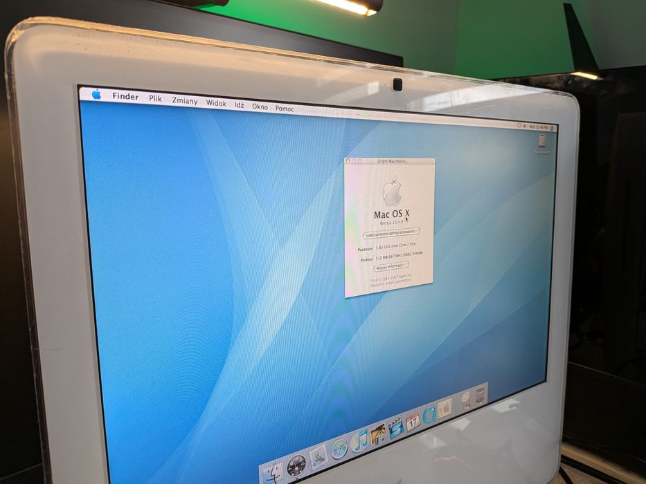 iMac A1195 Latte 2006, Intel Core 2 Duo, sprawny