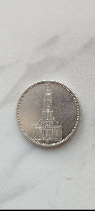 Срібна монета 5 рейхсмарок 1934