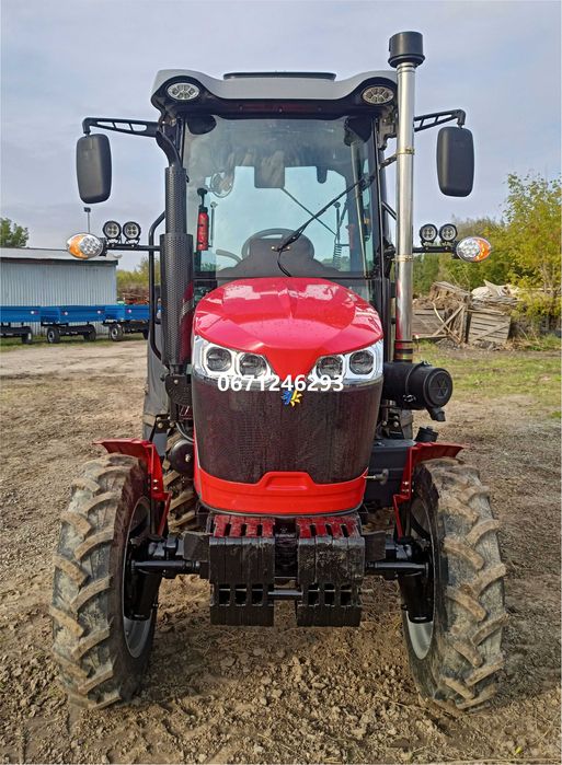 Мінітрактор Cкаут TE-504 C A/C (з кондиціонером)(оновлений)( червоний)