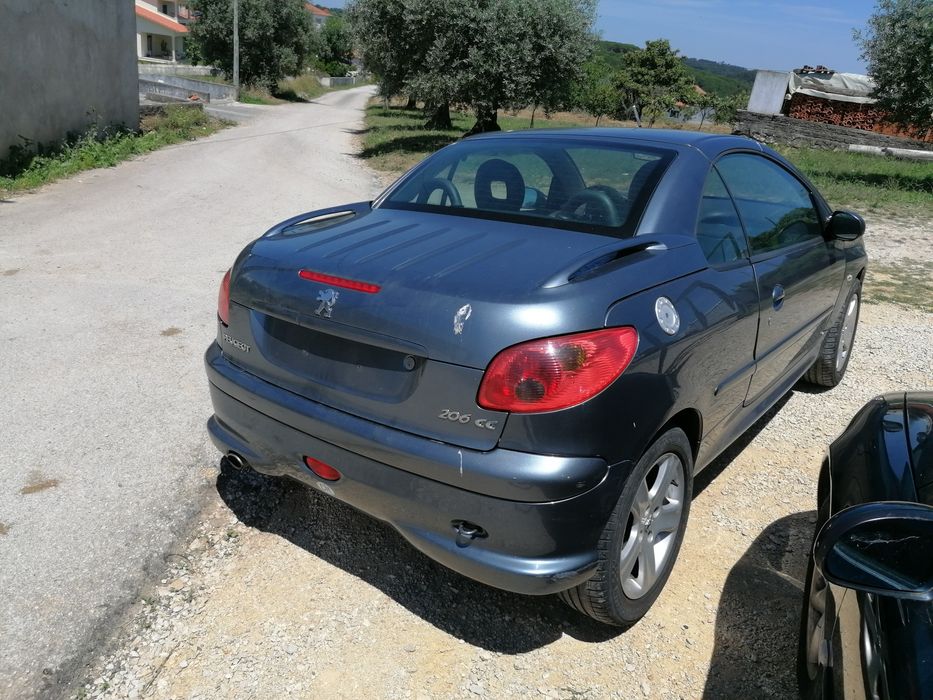 Peugeot 206 cc só peças também reparo capotas
