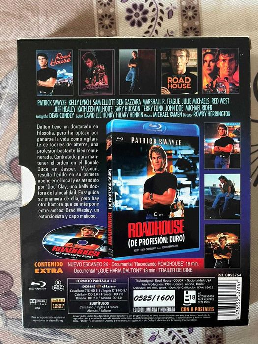 Digipack Road House [Profissão Duro] - Patrick Swayze - Bluray