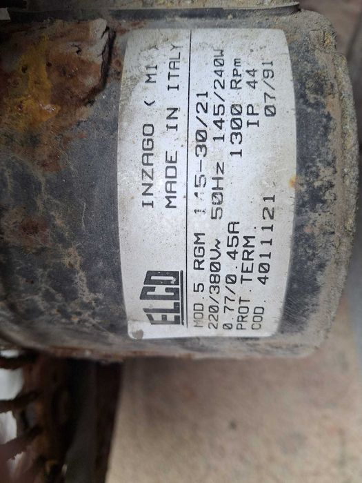 Ventoinha de Extraçao de Ar (Estufa Pintura)