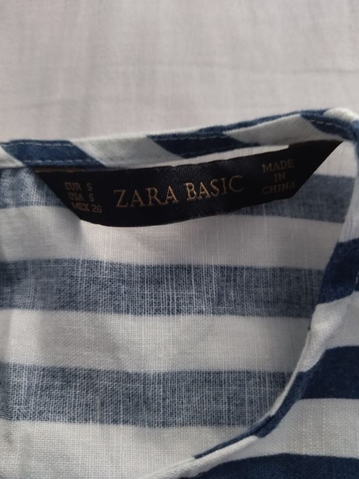 Zara nowa bluzka baskinka paski r. 36 S