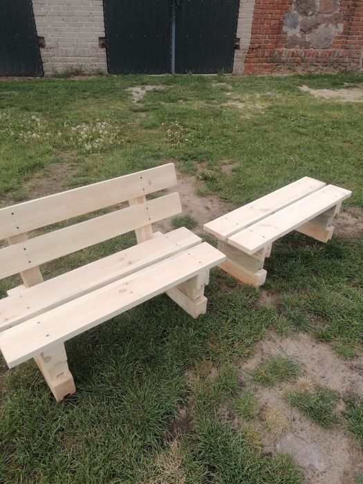 Ławeczki drewniane ogniskowe