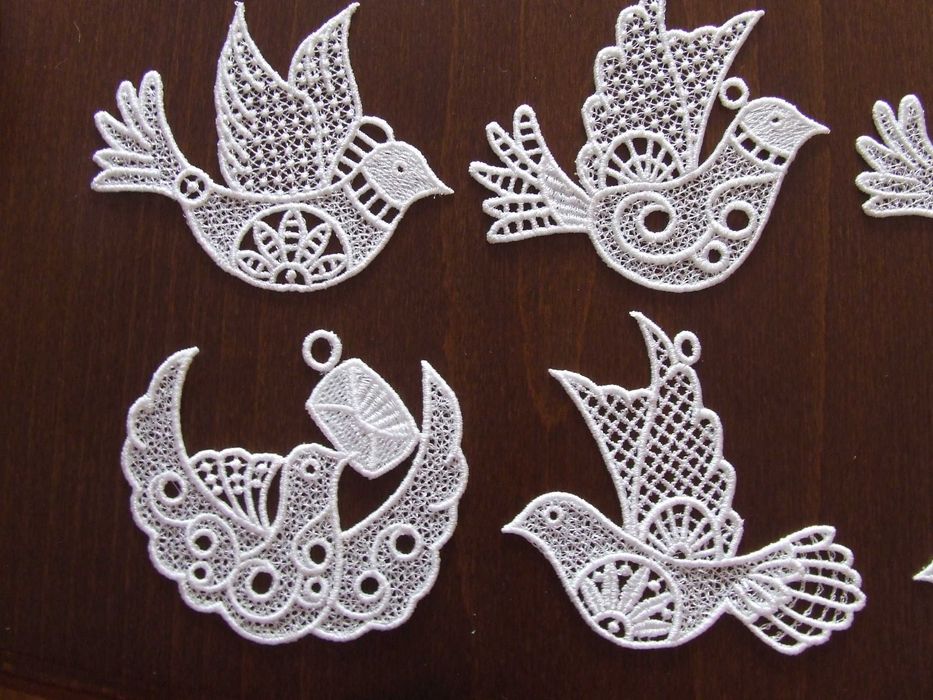 Ozdoby na święta na choinkę ptaszki