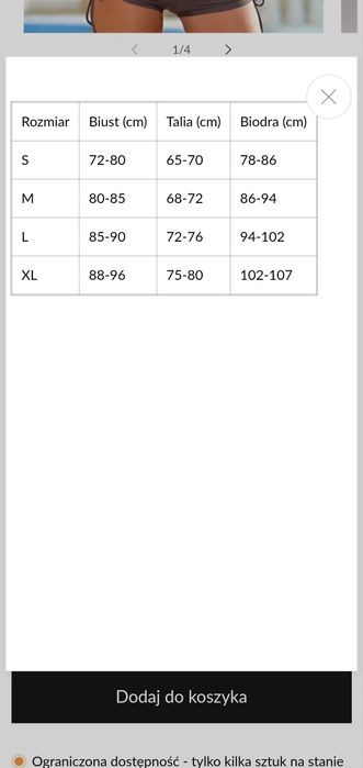 Kostium dwuczęściowy bikini