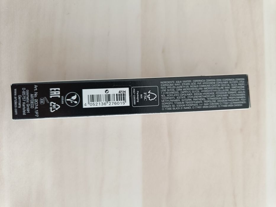 Artdeco volume sensation mascara tusz do rzęs czarny