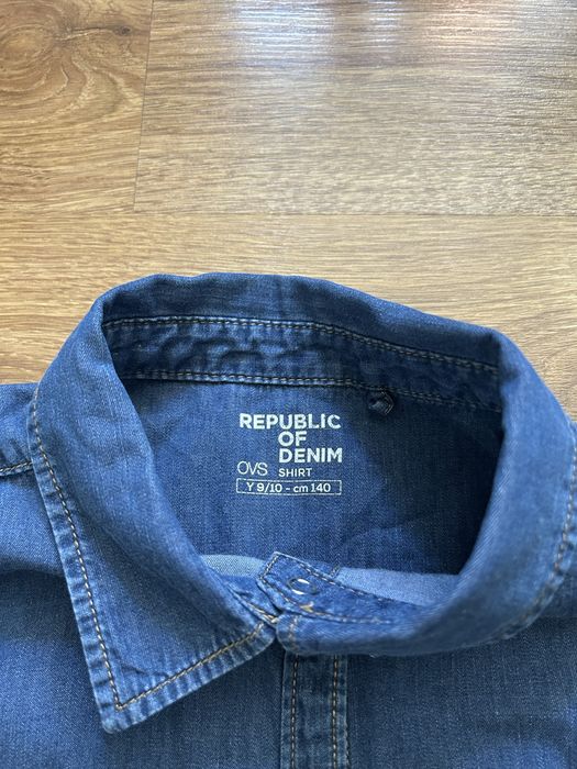 Koszula Dziewczęca Jeansowa Rozmiar 140