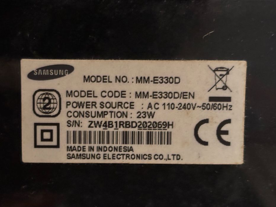 Wieża Samsung MM-E330D Centrum Multimedialne