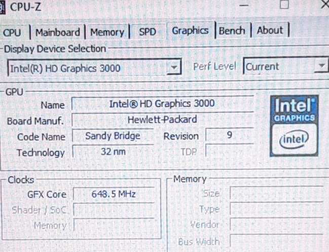 Процесор Intel® Core™ i3-2348M 2,3 ГГц