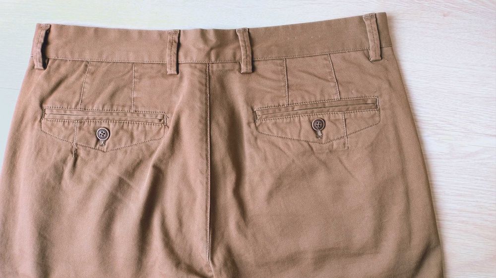 Spodnie chino Lancerto Dennis – nowe, beżowe