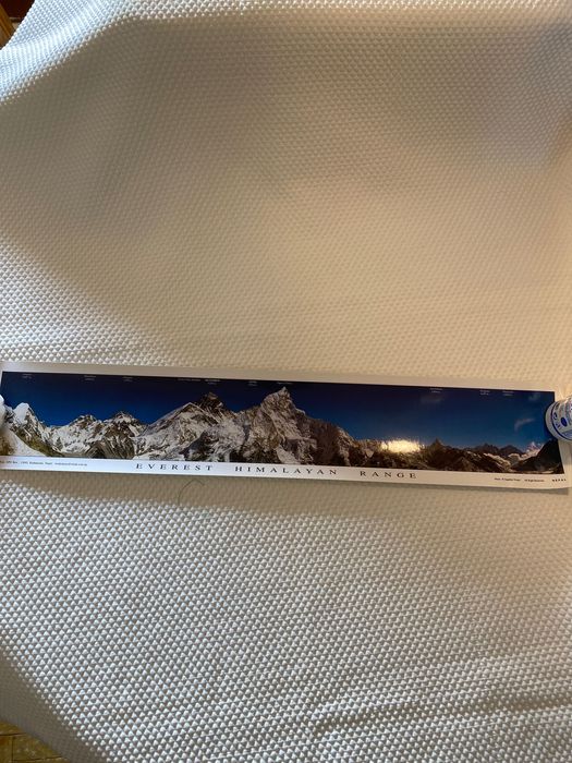 Poster Everest Himalayan Range - cadeia Montanhosa dos Himalaias