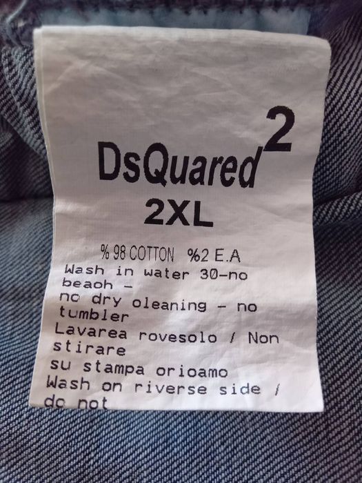 Мужская джинсова куртка DsQuared2/ размер 2XL.