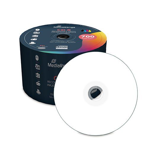 Mediarange consumable cd - r mr208 700mb 50pcs