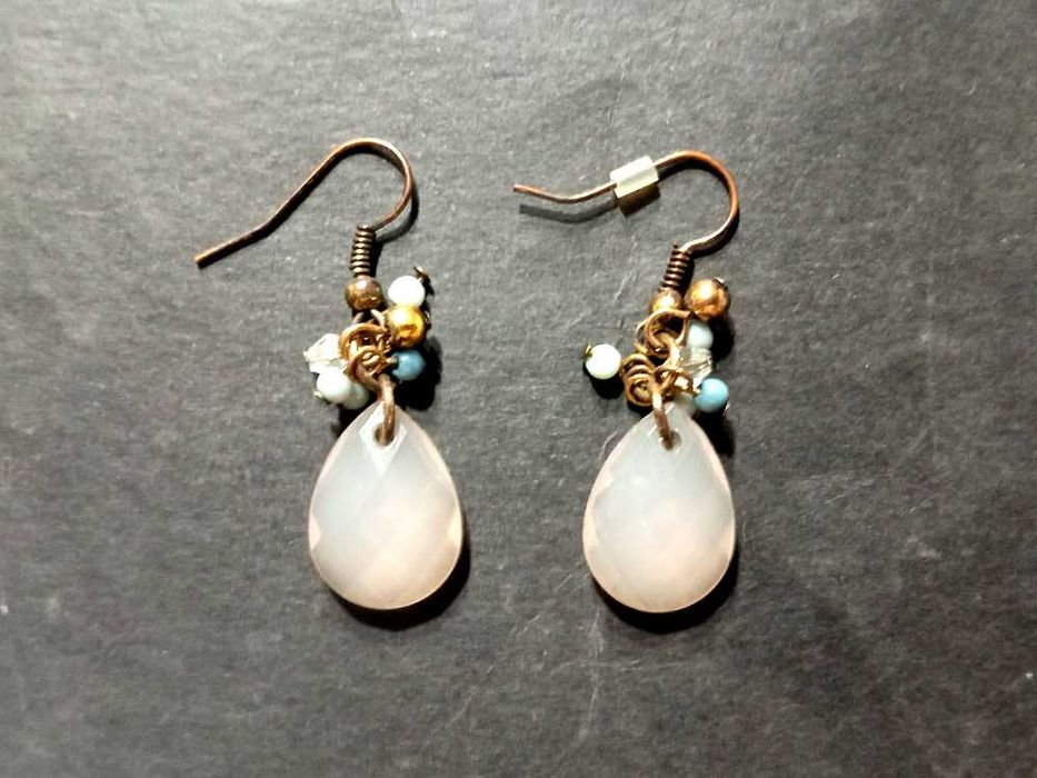 Brincos Gota De Pedra