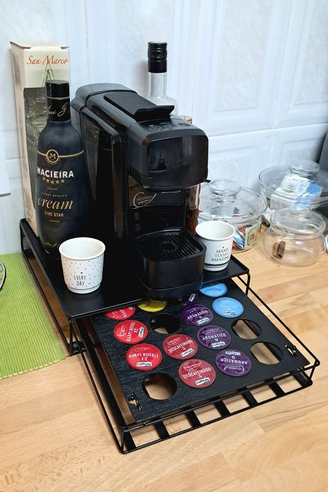 Máquina Café como nova base gaveta para cápsulas