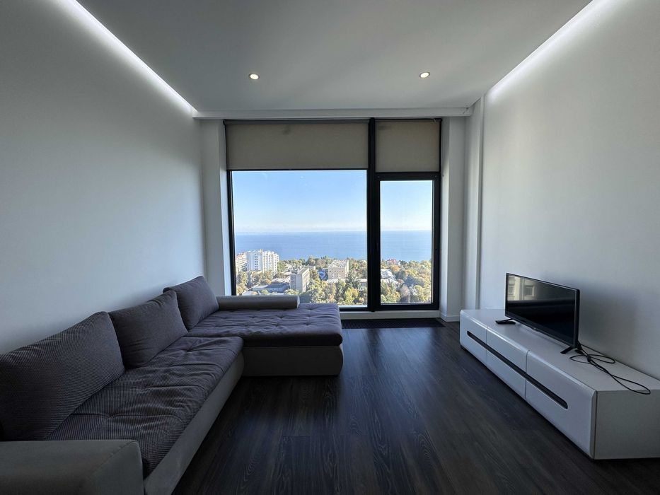 Новая 2комн с кухней студией на Французском бульваре, ПАНОРАМА МОРЯ