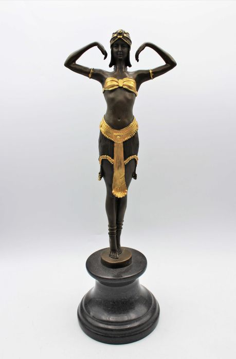 Escultura Odalisca Egípcia em Bronze Águas Santas • OLX Portugal