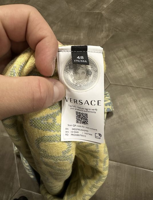 Свитер кофта gianni versace allover