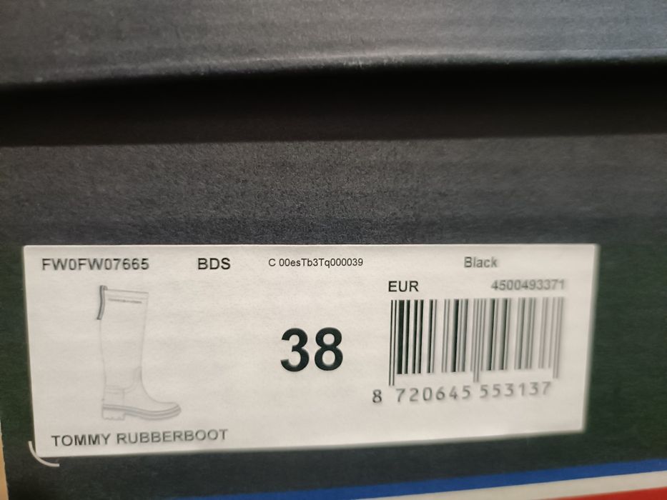 Buty kalosze Tommy Hilfiger r.38