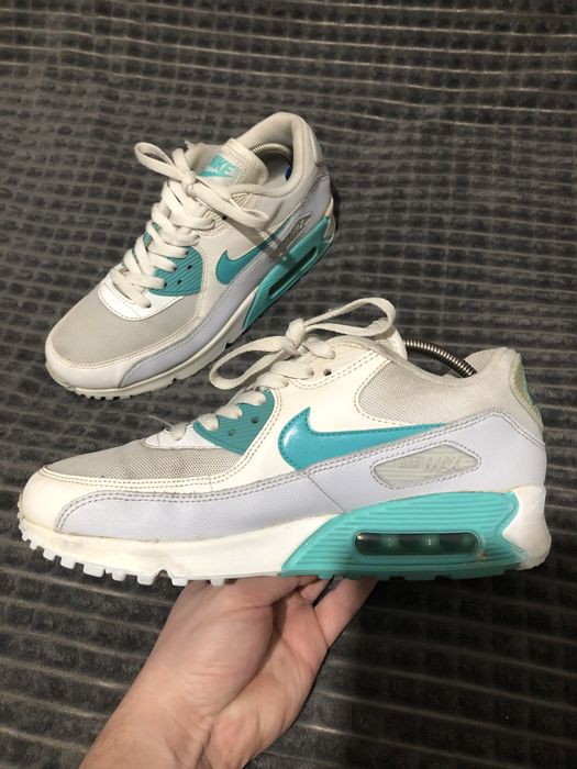 NIKE AIR MAX 90 (39) 25-25.5см женские кроссовки белые оригинал максы